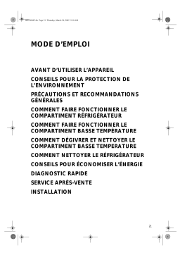 Fagor FIS-122 Manuel utilisateur