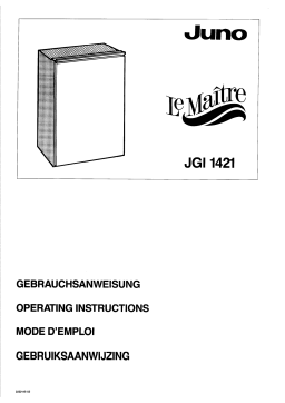 Juno JGI1421              Manuel utilisateur