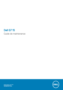 Dell G7 15 7588 gseries laptop Manuel utilisateur