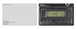 SKODA CAR RADIO DANCE Manuel utilisateur