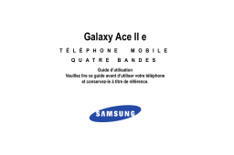 Samsung SGH-T599 Manuel utilisateur