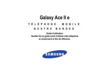Galaxy Ace IIe | Samsung SGH-T599 Manuel utilisateur | Fixfr