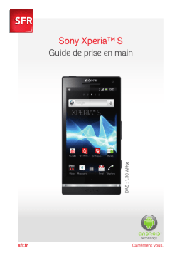 Sony Xperia S sfr Manuel utilisateur