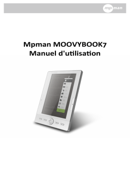 MPMan MoovyBook 7 Manuel utilisateur