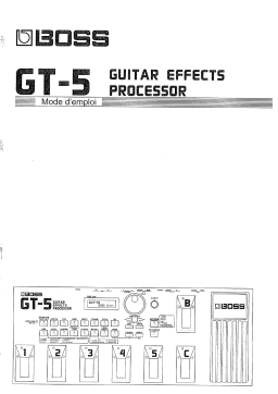 Roland GT-5 Manuel utilisateur
