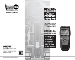 Innova 3130 Scan Tool CanOBD2 Manuel utilisateur