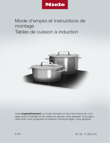 Manuel du propriétaire | Miele KM7878 Manuel utilisateur | Fixfr