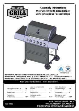 EXPERT GRILL 720-0969 grill Manuel utilisateur