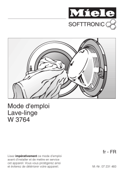 Miele W 3764 Manuel utilisateur