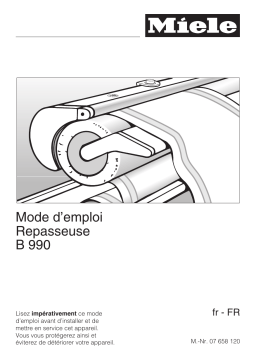 Miele B 990 Manuel utilisateur