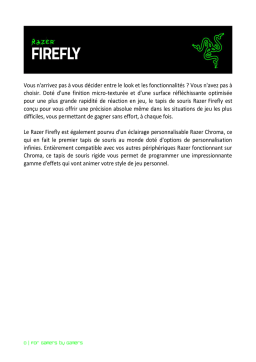 Razer Firefly Manuel utilisateur