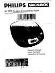 Magnavox AZ7275 CD Player User Manual