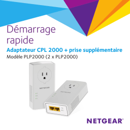 Netgear PLP2000PLP2000-100FRS Manuel utilisateur