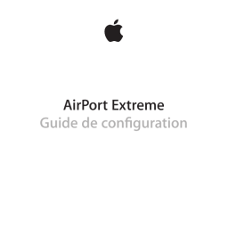 Apple BORNE AIRPORT EXPRESS MC414Z / A Manuel utilisateur
