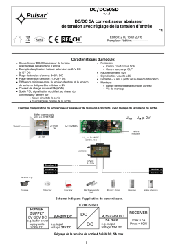 Pulsar DC/DC50SD Manuel utilisateur