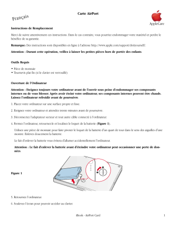 Manuel du propriétaire | Apple IBOOK G3 Manuel utilisateur | Fixfr