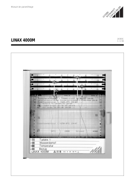 Gossen MetraWatt LINAX 4000M Manuel utilisateur