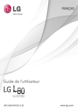 LG Série L80 Manuel utilisateur