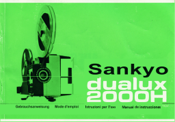 Sankyo DUALUX 2000H Manuel utilisateur