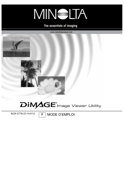 Minolta DiMAGE S404 Manuel utilisateur