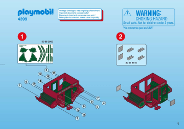 Manuel du propriétaire | Playmobil 4399 Manuel utilisateur | Fixfr