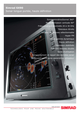 Simrad SX90 Manuel utilisateur