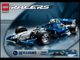 Lego 8461 WilliamsF1 Team Racer Manuel utilisateur