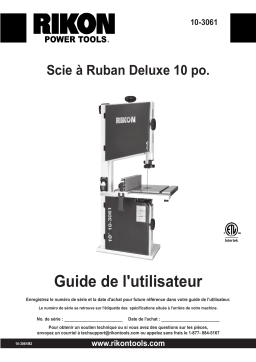 Rikon Power Tools 10-3061 Manuel utilisateur