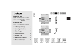 THEBEN LUNA 118 TOP Manuel utilisateur