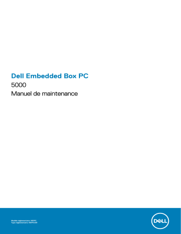 Dell Embedded Box PC 5000 Manuel utilisateur | Fixfr