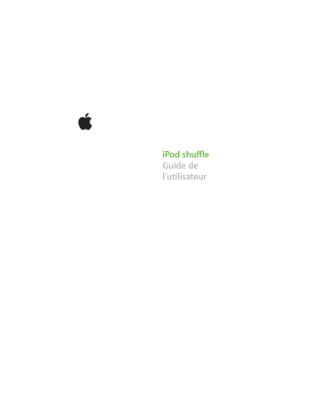 Mode d'emploi | Apple iPod shuffle Manuel utilisateur | Fixfr