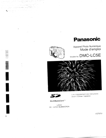 Panasonic DMC LC5 E Mode d'emploi | Fixfr
