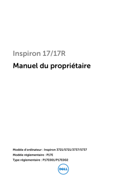 Dell Inspiron 17R 5737 laptop Manuel du propriétaire