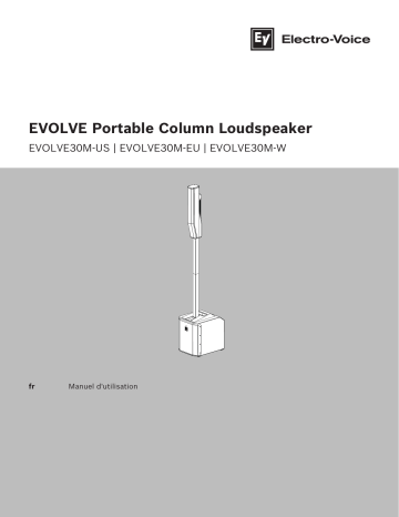 Electro-Voice EVOLVE-30M Manuel utilisateur | Fixfr