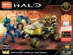 Mattel Mega Construx Halo Warthog Run Manuel utilisateur