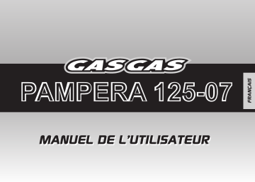 Manuel du propriétaire | GAS GAS PAMPERA 125 Manuel utilisateur | Fixfr