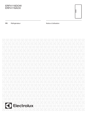 Manuel du propriétaire | Electrolux ERF4116AOX Réfrigérateur Manuel utilisateur | Fixfr