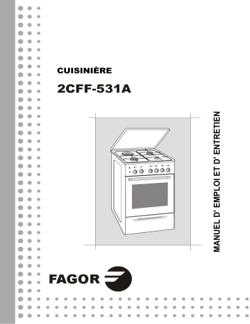 Manuel du propriétaire | Fagor 2CFF-531A Manuel utilisateur | Fixfr