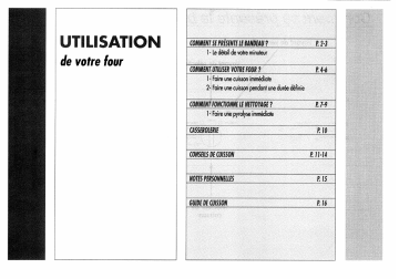 FP391C | Manuel du propriétaire | Brandt FP391B Manuel utilisateur | Fixfr