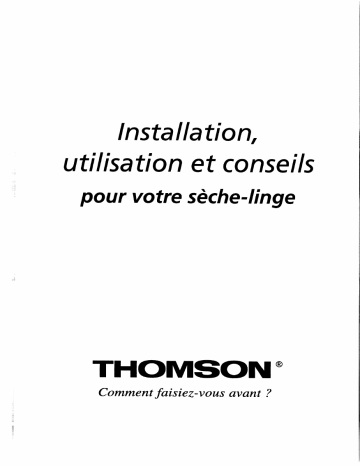 Manuel du propriétaire | Thomson AIR411 Manuel utilisateur | Fixfr