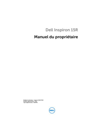 Dell Inspiron 15R SE 7520 laptop Manuel du propriétaire | Fixfr