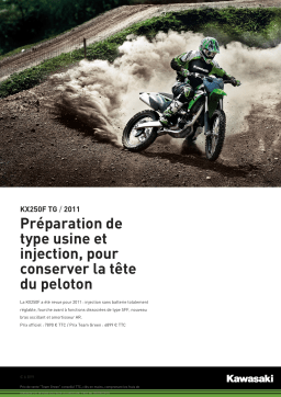 Kawasaki KX 250F TG Manuel utilisateur