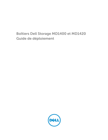 Mode d'emploi | Dell Storage MD1400 storage Manuel utilisateur | Fixfr