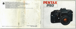 Pentax Série P50 Manuel utilisateur
