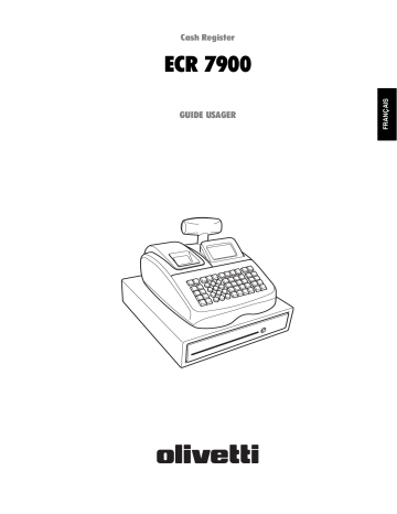 Manuel du propriétaire | Olivetti ECR 7900 Manuel utilisateur | Fixfr