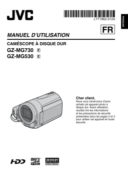 JVC GZ MG530, MG530E Manuel utilisateur