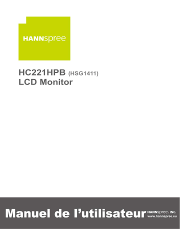 Hannspree HC 221 HPB Manuel utilisateur | Fixfr