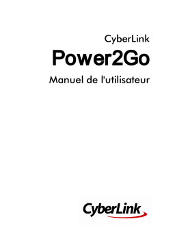 CyberLink Power2Go 11 Manuel utilisateur