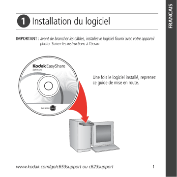 EasyShare C623 | Kodak EasyShare C653 Mode d'emploi | Fixfr