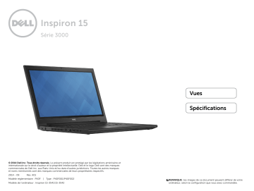 Dell Inspiron 3541 laptop spécification | Fixfr